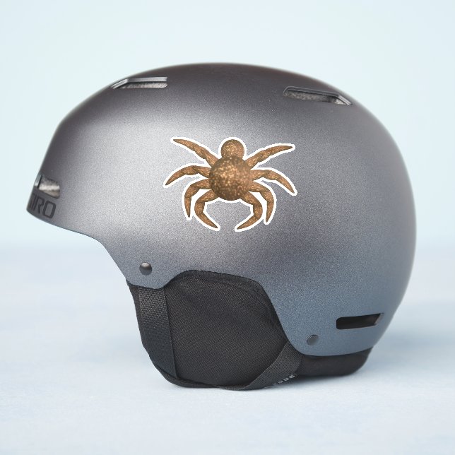 Pegatina Araña marrón (Lado del casco)
