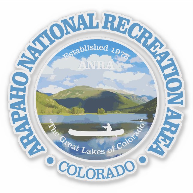 Pegatina Arapaho NRA (rd) (Anverso)