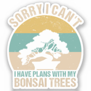 Pegatina Árbol de Bonsai - Jardinería en las plantas interi