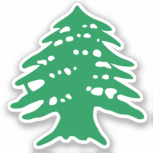 Pegatina Árbol de cedro libanés muy libanés Líbano Beirut
