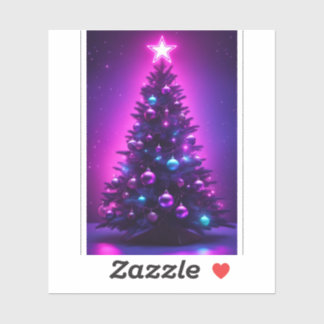 Pegatina árbol de Navidad