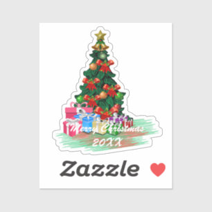 Pegatina Árbol de Navidad