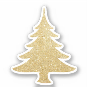 Pegatina Árbol de navidad bonito moderno elegante del