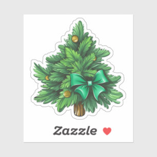 Pegatina Árbol de navidad personalizado