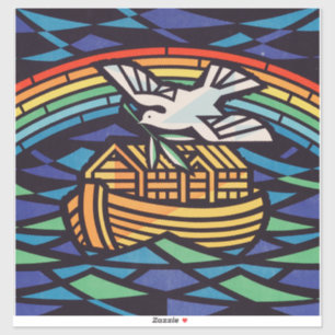 Pegatina Arca de Noé con Espíritu Santo