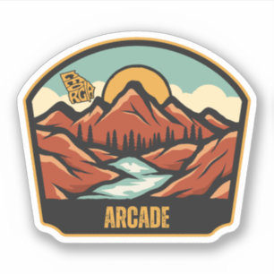 Pegatina Arcade, Georgia