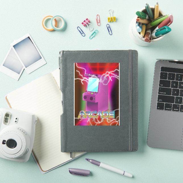 Pegatina Arcade retro de los 80 (Funda para iPad)