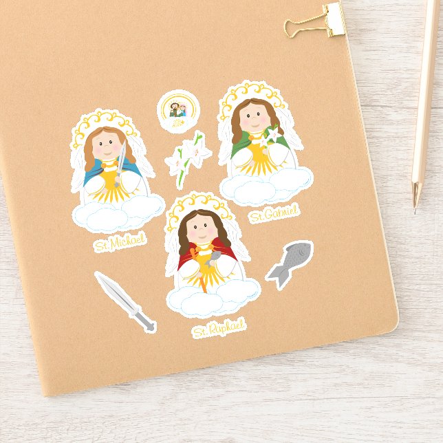 Pegatina Archangels Adorables (Cuaderno)