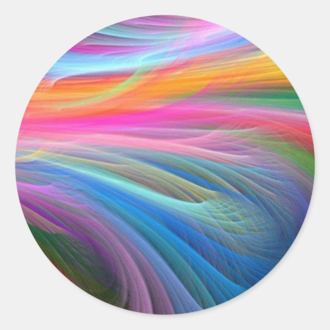 pegatina arco iris (Anverso)