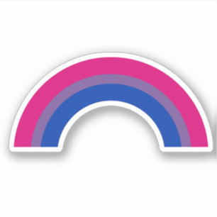 Pegatina Arcoíris Bisexual