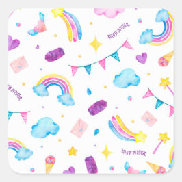 Pegatina arcoiris - Créanlo en Majic