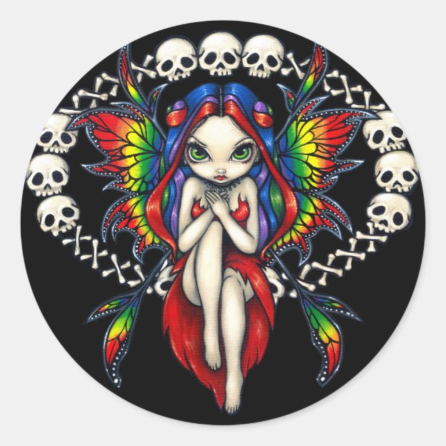 pegatina "Arcoiris de huesos" (Anverso)