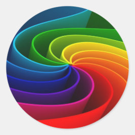 Pegatina arcoiris Sello para sobres etiqueta de fa