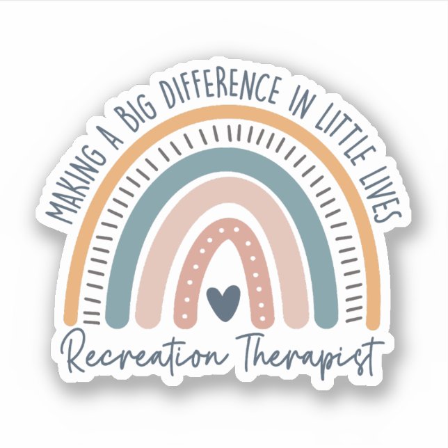 Pegatina Arcoiris Terapia Recreativa, Terapia Recreativa (Anverso)