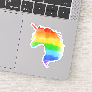 Pegatina Arcoiris Unicornio