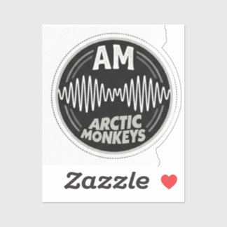 Pegatina Arctic Monkeys AM Soundwave Texture Patches