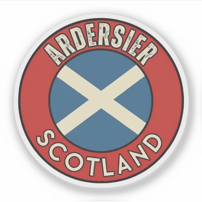 Pegatina Ardersier, Escocia (Anverso)