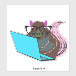 Pegatina ardilla traviesa #148