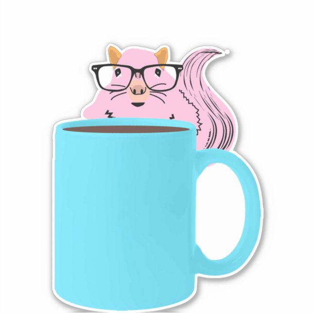 Pegatina ardilla traviesa #227 (Anverso)