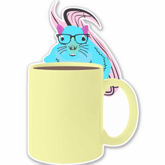 Pegatina ardilla traviesa #231 (Anverso)