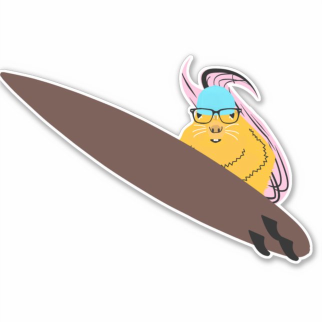 Pegatina ardilla traviesa #243 (Anverso)