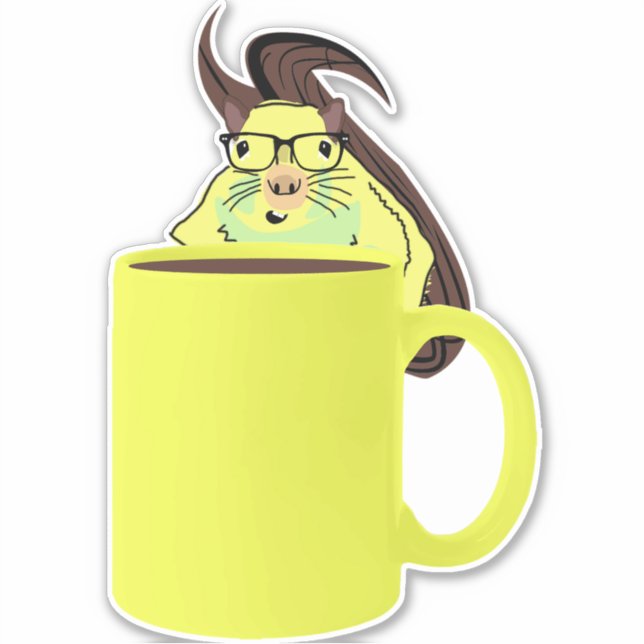 Pegatina Ardilla traviesa #250 (Anverso)