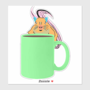 Pegatina ardilla traviesa #346