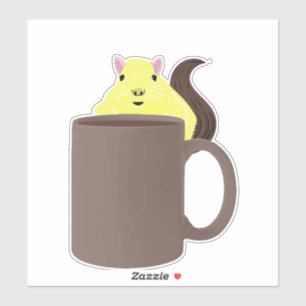 Pegatina ardilla traviesa #432