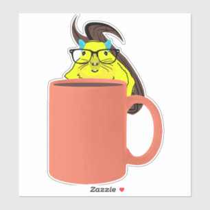 Pegatina ardilla traviesa #493