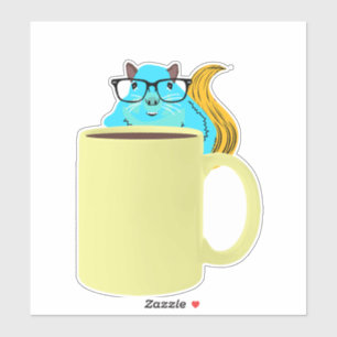 Pegatina ardilla traviesa #529