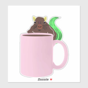 Pegatina ardilla traviesa #777