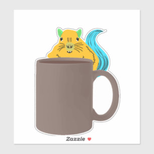 Pegatina ardilla traviesa #812