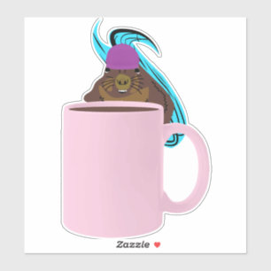 Pegatina ardilla traviesa #841