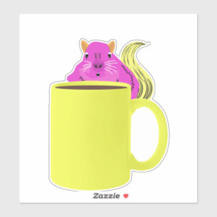 Pegatina ardilla traviesa #922