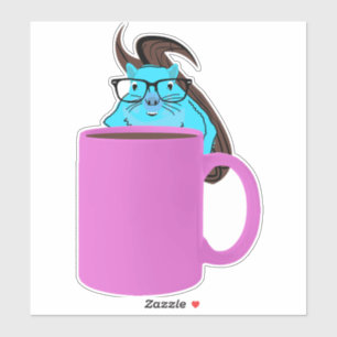 Pegatina ardilla traviesa #938