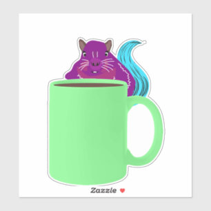 Pegatina ardilla traviesa #969