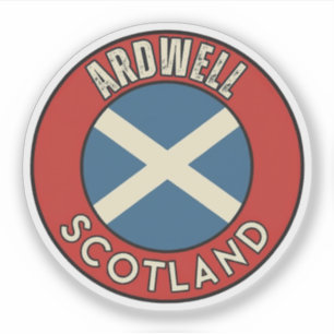 Pegatina Ardwell, Escocia