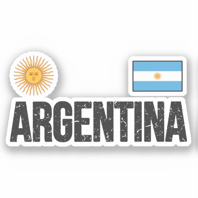 Pegatina Argentina (Anverso)
