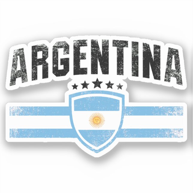 Pegatina Argentina (Anverso)