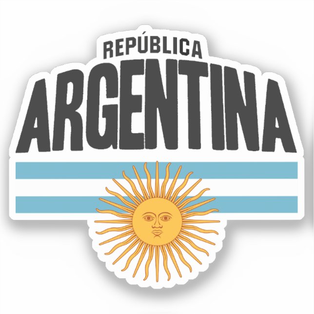 Pegatina Argentina (Anverso)