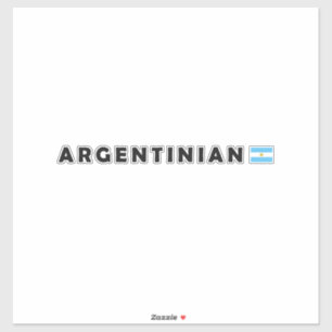 Pegatina Argentina, soy argentino
