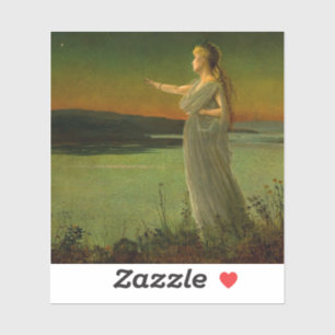 Pegatina Ariadne en Naxos John Atkinson Grimshaw
