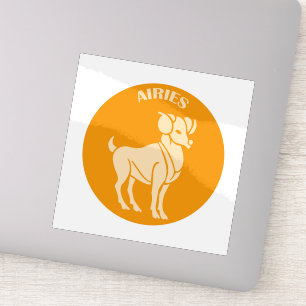 Pegatina Aries, Signo del Zodiaco, Horóscopo, Astrología