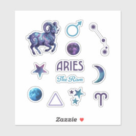 Pegatina Aries Zodiac Sticker Collection