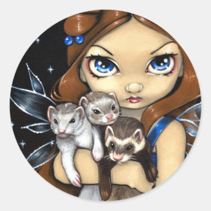 pegatina "Armful of Ferrets"