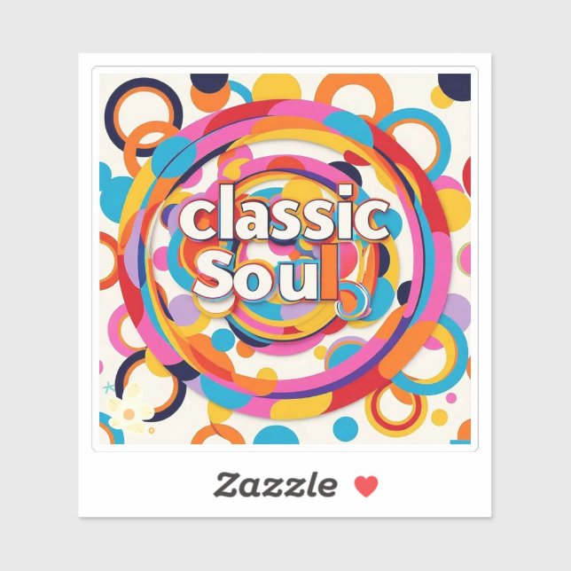 Pegatina "Armonía en color" (Hoja)