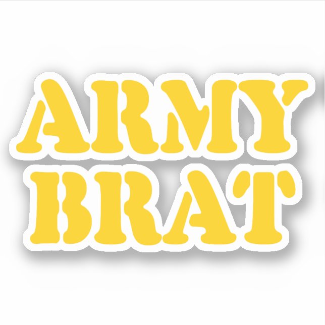 PEGATINA ARMY BRAT (Anverso)