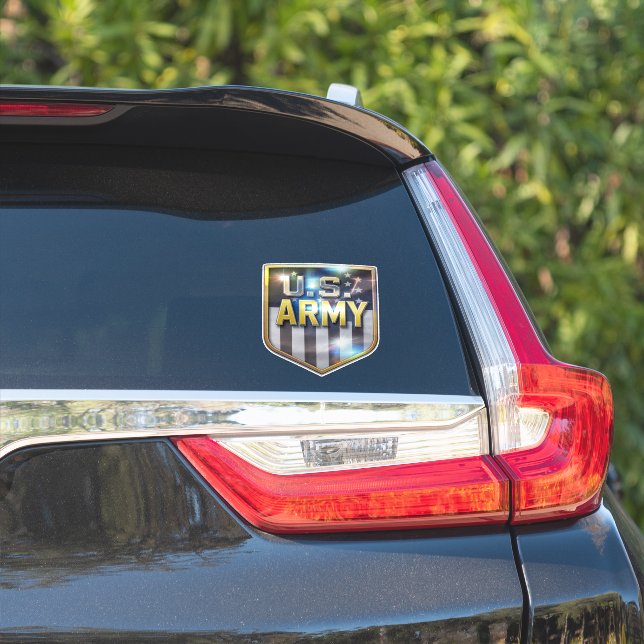 Pegatina Army Flag Shield Sticker (Lado del coche)