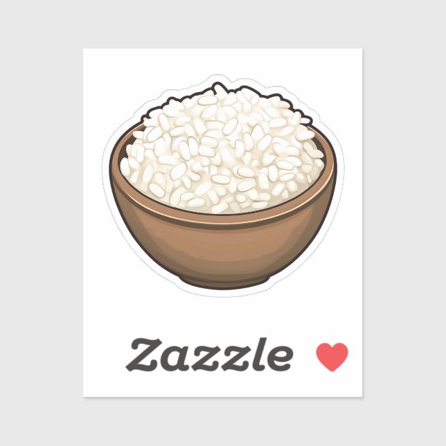 Pegatina arroz personalizado (Hoja)