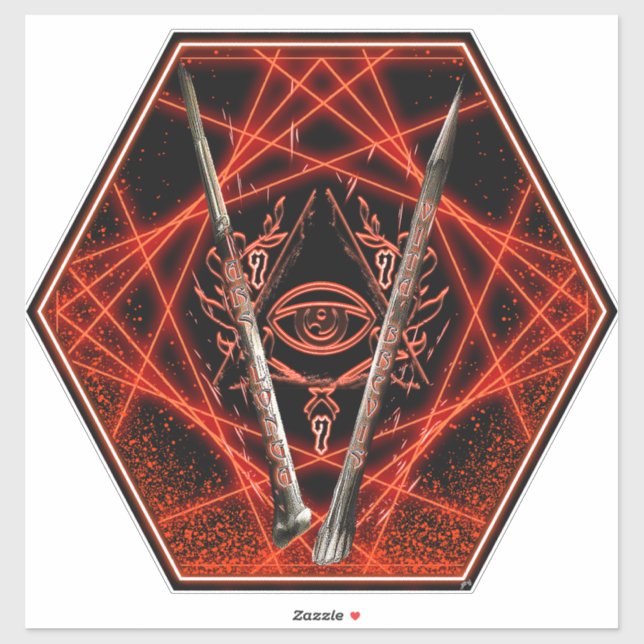 Pegatina Ars longa Vita brevis (Hoja)